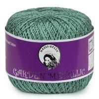 Пряжа Nazli Gelin GARDEN METALLIC (702-25); Состав: 99% мерсеризованный египетский хлопок из Гизы, 1% Люрекс; 50 г / 280 м